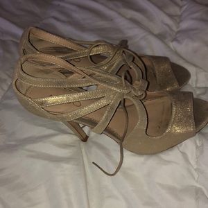 Gold heels